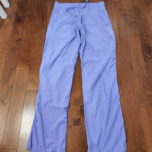 Lululemon women's purple studio pants in size 8 unlined - Picture 1 of 8